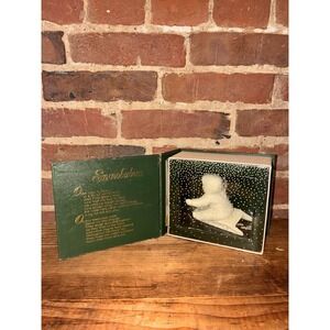 Dept 56 Snowbabies Sledding Figurine‎ w/ Box #7956-1